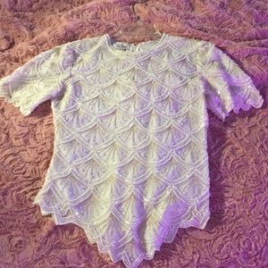 Beaded Holiday top